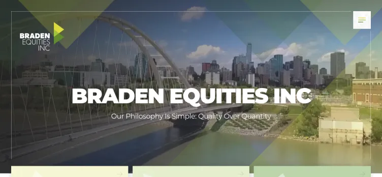 Screenshot Braden Equities