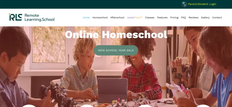 Screenshot Remote Learning School