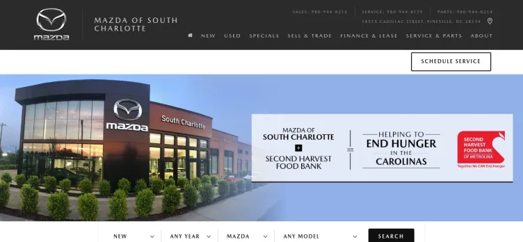 Screenshot Mazda of South Charlotte