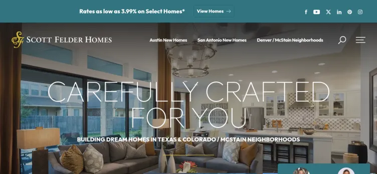 Screenshot Scott Felder Homes