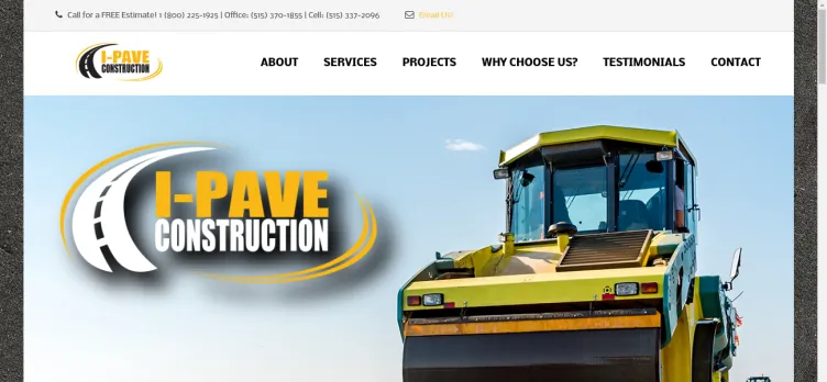 Screenshot I-Pave Construction