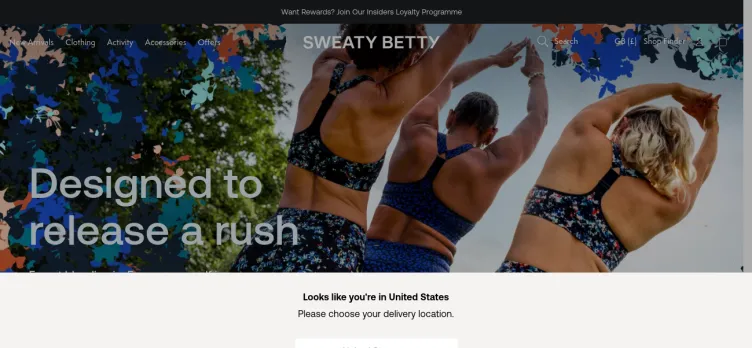 Screenshot Sweaty Betty