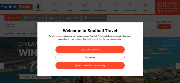 Screenshot Southall Travel