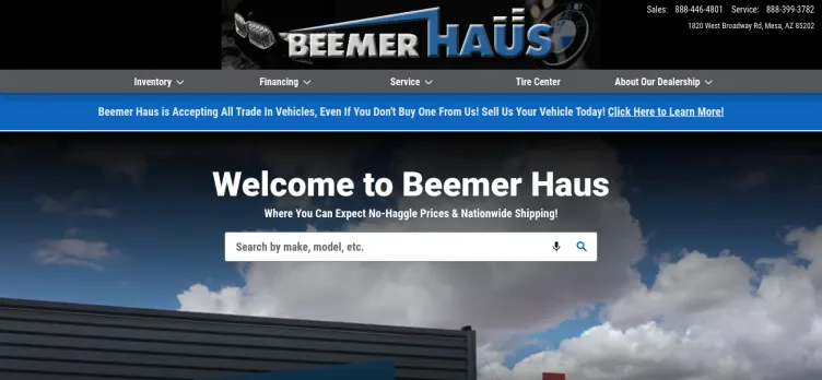 Screenshot Beemer Haus