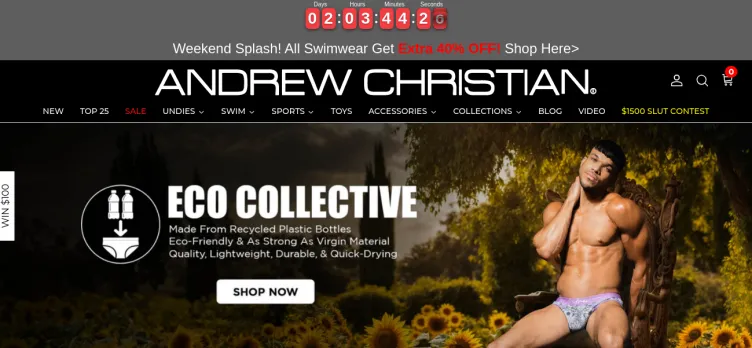 Screenshot Andrew Christian