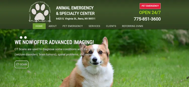 Screenshot Animal Emergency Center