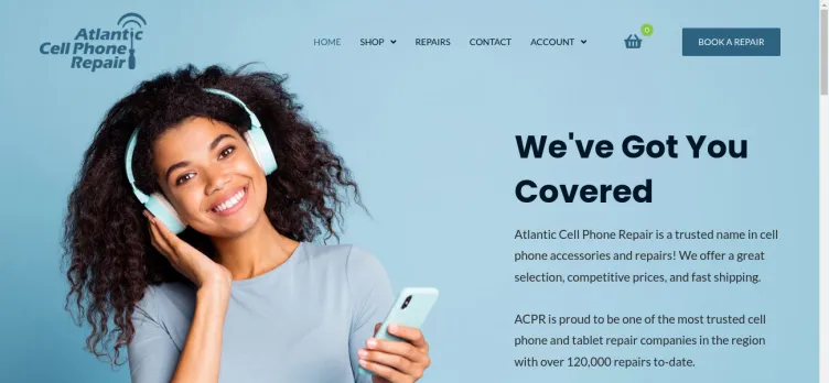 Screenshot Atlantic Cell Phone Repair