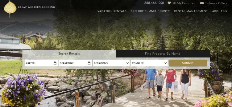 Screenshot Great Western Lodging