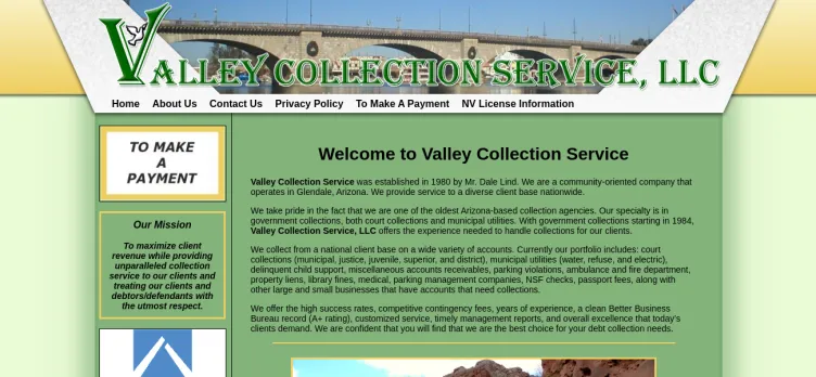 Screenshot Valley Collection Service