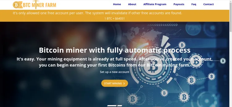 Screenshot Bitcoin Miner Farm