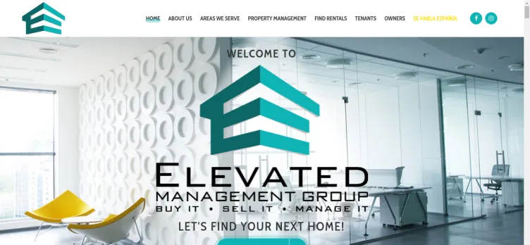 Screenshot Elevated Management Group