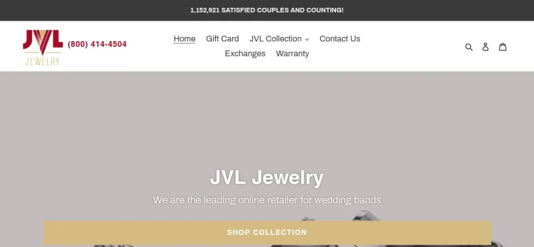 Screenshot JVL Jewelry