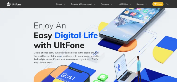 Screenshot Ultfone