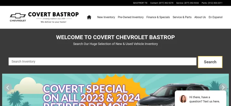 Screenshot Covert Chevrolet Buick GMC