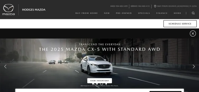 Screenshot Hodges Mazda