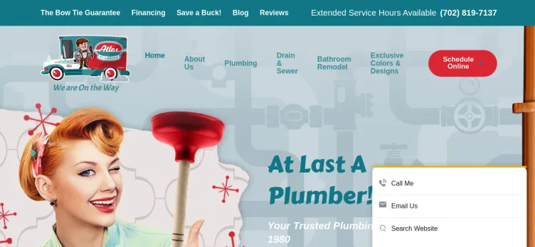 Screenshot Atlas Plumbing