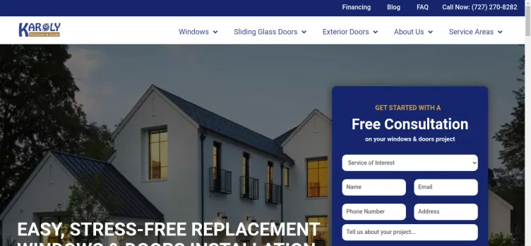 Screenshot Karoly Windows & Doors