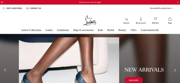 Screenshot Christian Louboutin US