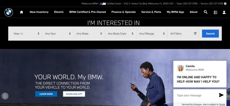 Screenshot Melbourne BMW