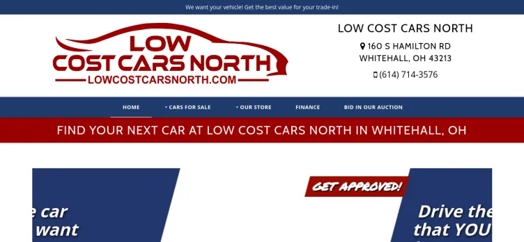 Screenshot Low Cost Cars North