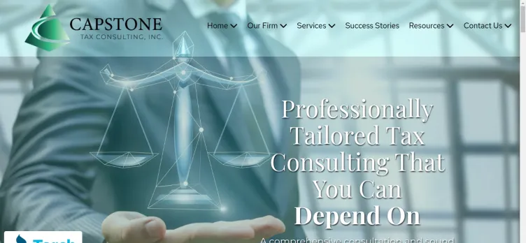 Screenshot Capstone Tax Consulting