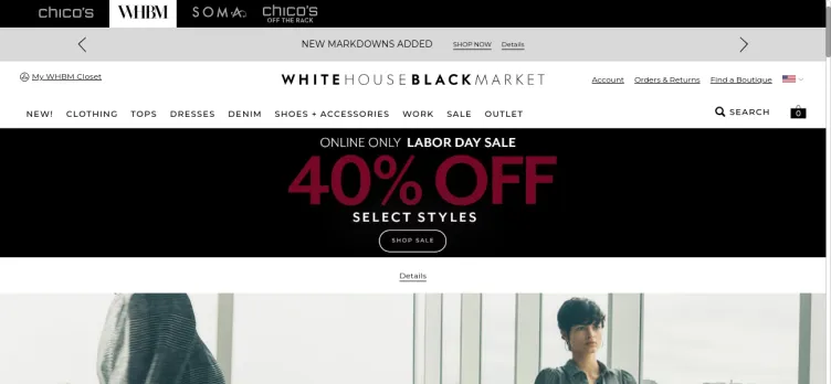 Screenshot WhiteHouseBlackMarket