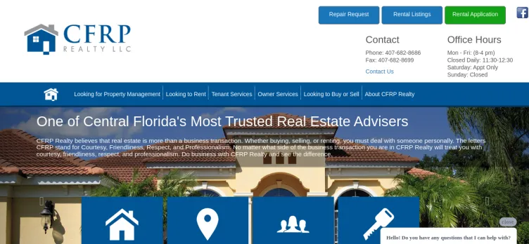 Screenshot CFRP Realty