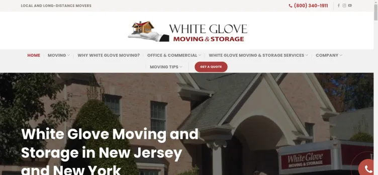 Screenshot White Glove Moving & Storage