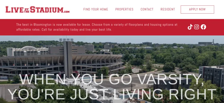 Screenshot Varsity Properties