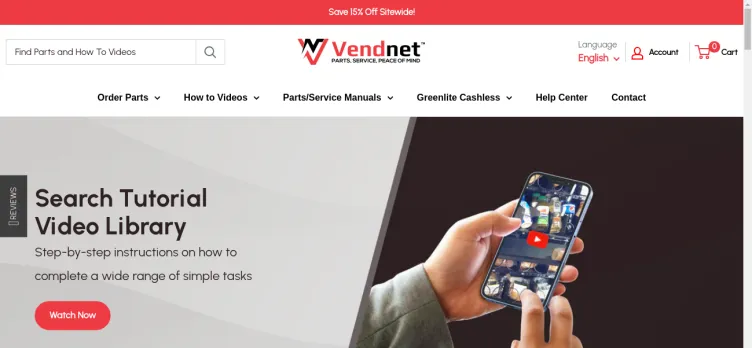 Screenshot Vendnet