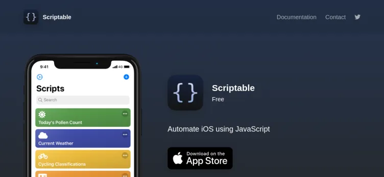 Screenshot Scriptable