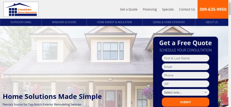 Screenshot Cronkhite Home Solutions