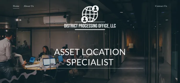 Screenshot District Processing Office