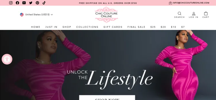 Screenshot Chic Couture Online