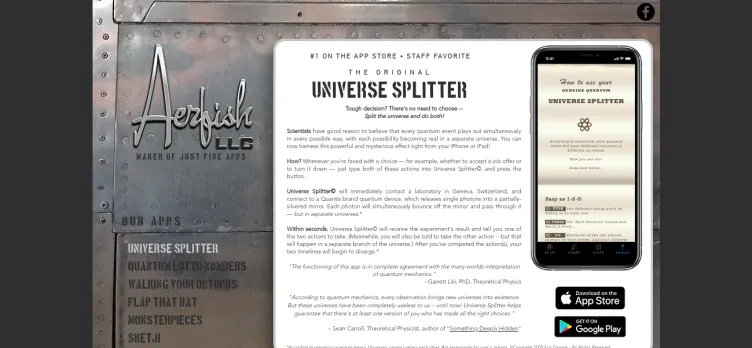 Screenshot Universe Splitter