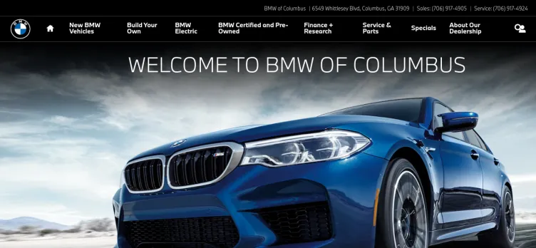 Screenshot BMW of Columbus