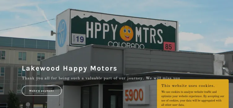 Screenshot Lakewood Happy Motors