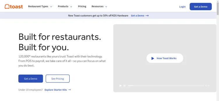 Screenshot Toast Takeout & Delivery