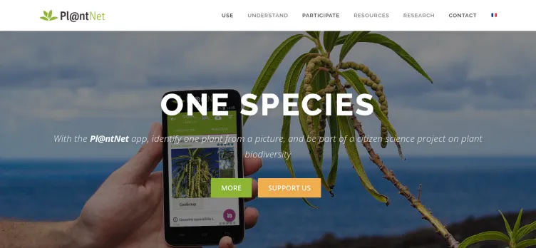 Screenshot PlantNet