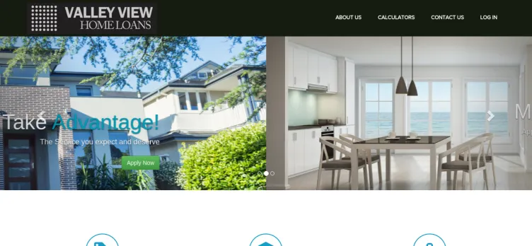 Screenshot Valley View Home Loans