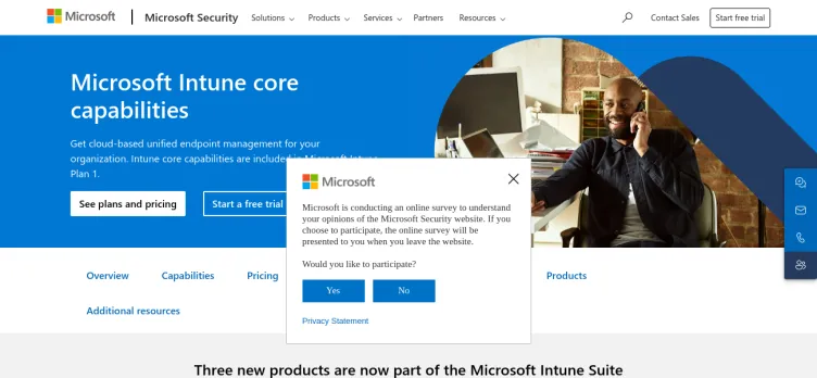 Screenshot Intune Company Portal