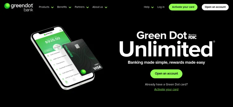 Screenshot Green Dot - Mobile Banking