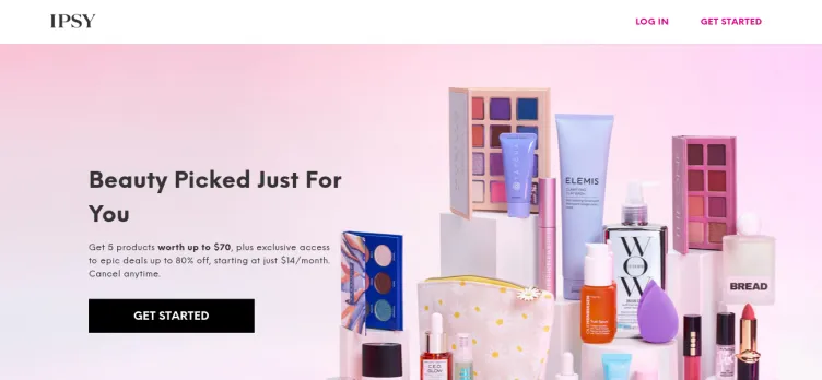 Screenshot ipsy