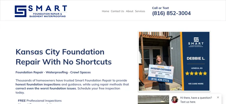 Screenshot Smart Foundation Systems