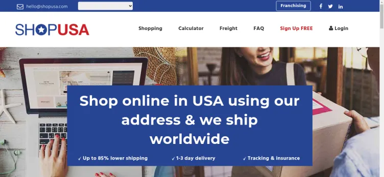 Screenshot ShopUSA