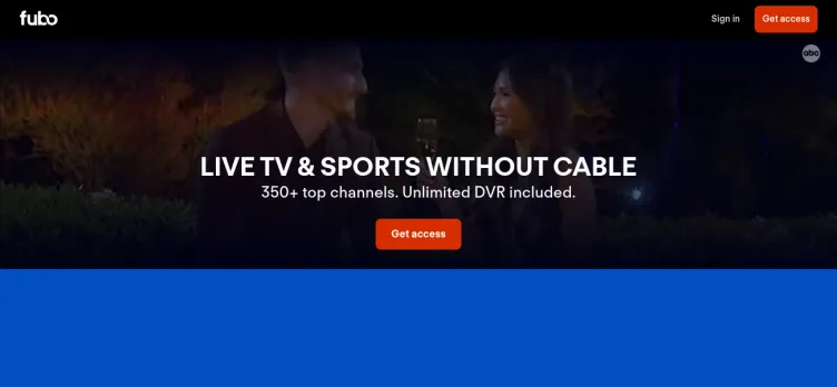 Screenshot fuboTV