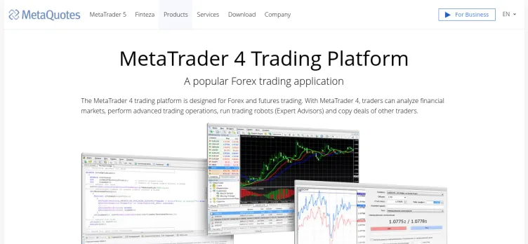 Screenshot MetaTrader 4