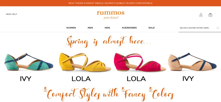 Screenshot Rummos-shop