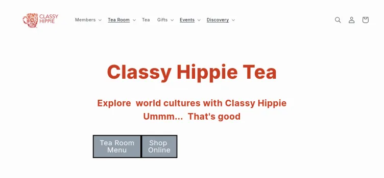 Screenshot Classy Hippie Tea