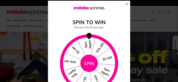 Screenshot ModaXpress